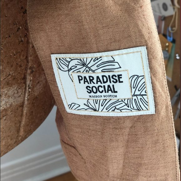 Maison Scotch Linen tie front Blazer - Picture 7 of 8